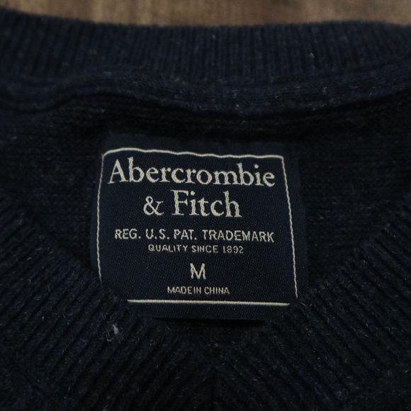 Navy Abercrombie Sweater - Picture 2 of 3